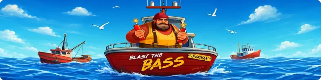 Blast the Bass fishing banner